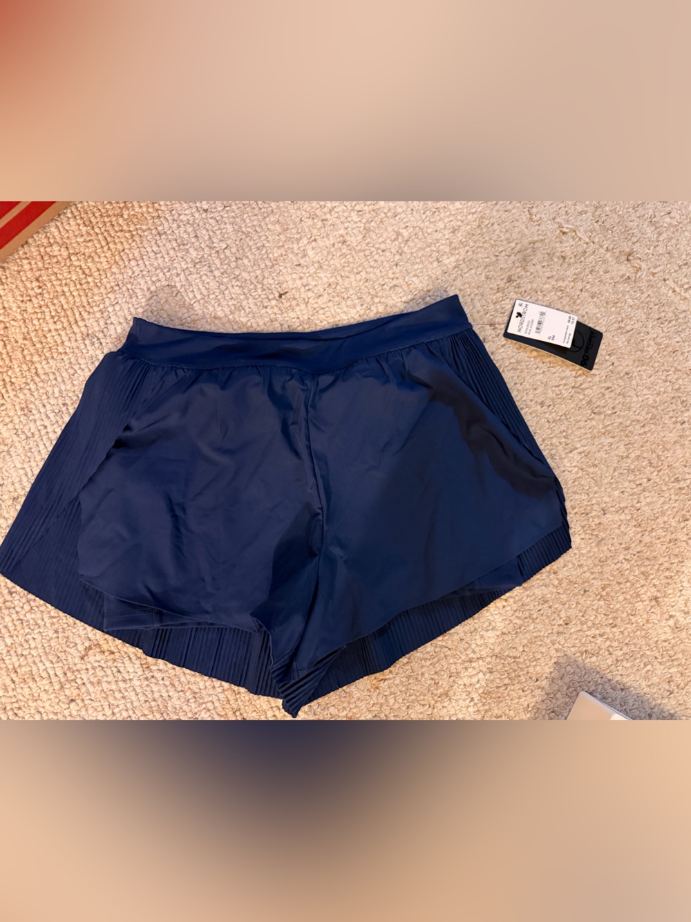 Nordstrom Blue Pleated Shorts
